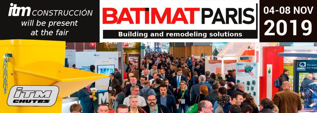 ITM Construcción presents its products at the Batimat Paris fair 